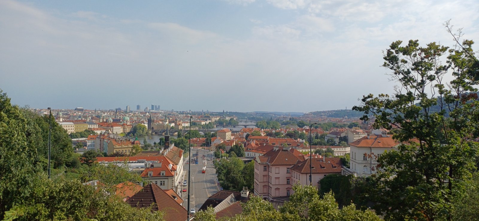 Панорама старого города, путешествие клуба